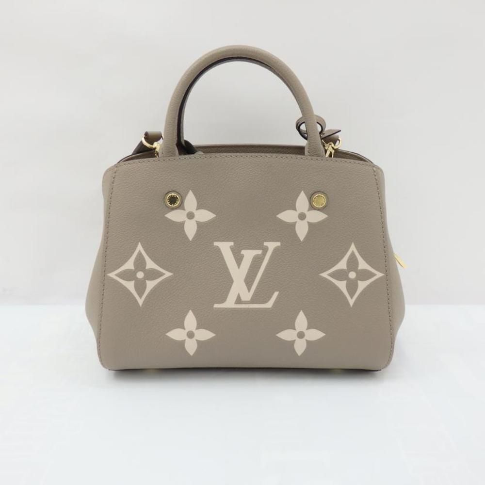 Louis Vuitton Montaigne BB Emplant Tourtrell Creme Hand Bag - Picture 2 of 6